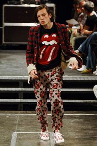  コムデギャルソンオムプリュス　コレクション　LOOK　ルック　ランウェイ　2006SS　The Rolling Stones　ザ・ローリング・ストーンズ　リップ＆タン