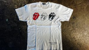 コムデギャルソンオムプリュス　2006年SS　リップ＆タンRip & Tongue The Rolling Stones ザ・ローリング・ストーンズ 　Tシャツ