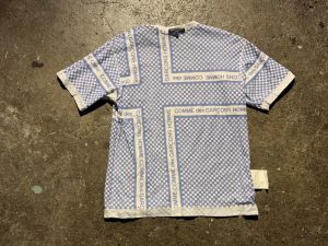 COMME des GARCONS HOMME コムデギャルソンオム 2004SS リバーシブル総柄ロゴTシャツ