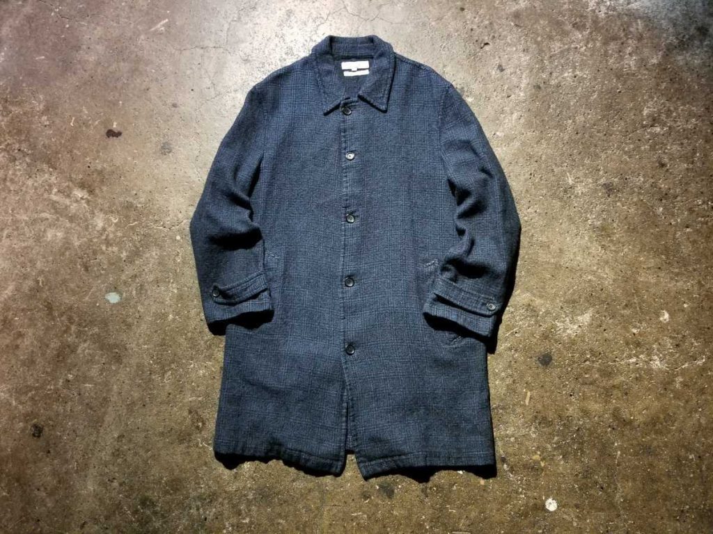 コムデギャルソンシャツ 1990s後半 ウール縮絨ステンカラーコート 