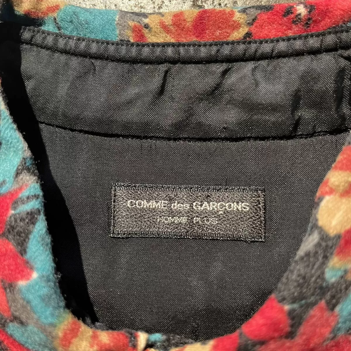 COMME des GARCONS HOMME PLUS 1988aw 総柄シャツ 花柄 日本全国の